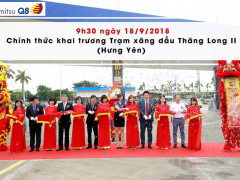 Công ty TNHH Xăng dầu Idemitsu Q8 khai trương trạm xăng dầu thứ 3 tại Việt Nam